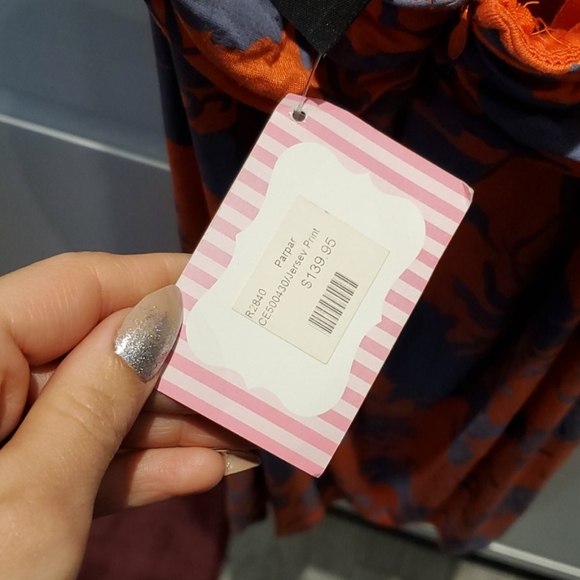 Orange Grey c'est Moi Halter Dress - Picture 6 of 8